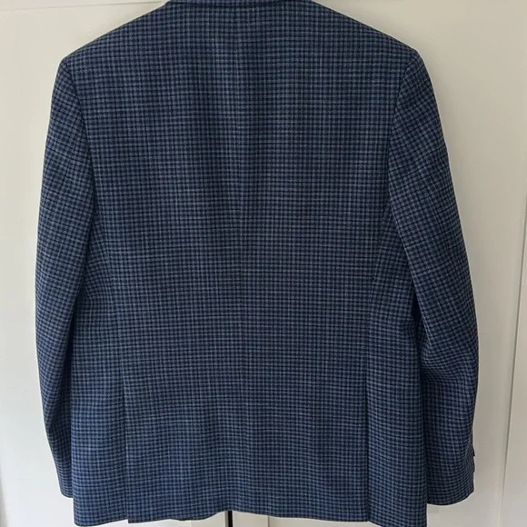 Men/boy jacket Lauren by Ralph Lauren blue & black 34R Newly drycleaned worn 2 - Picture 6 of 6